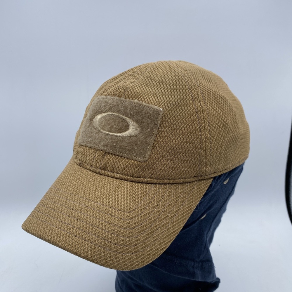 Vintage Oakley A-Flex Baseball Cap Brown S/M Embroidered Logo Fitted Hat